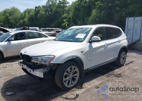 2017 BMW X3 xDrive28I из США, поврежденный, VIN 5UXWX9C51H0T05633